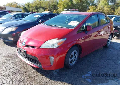 2014 Toyota Prius Two из США, поврежденный, VIN JTDKN3DU6E1771055